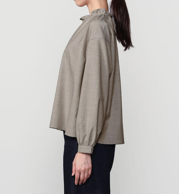 ORCIVAL「ORCIVAL | ストレッチブロード ギャザーシャツ WOMEN」|シャツ・ブラウス|