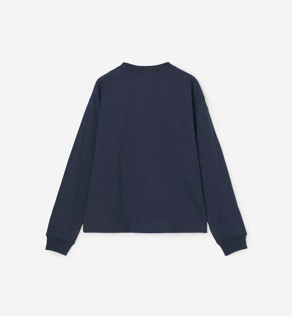 GYMPHLEX「Gymphlex | コットンジャージー クルーネック長袖Tシャツ WOMEN」|Tシャツ・カットソー|