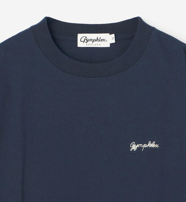 GYMPHLEX「Gymphlex | コットンジャージー クルーネック長袖Tシャツ WOMEN」|Tシャツ・カットソー|