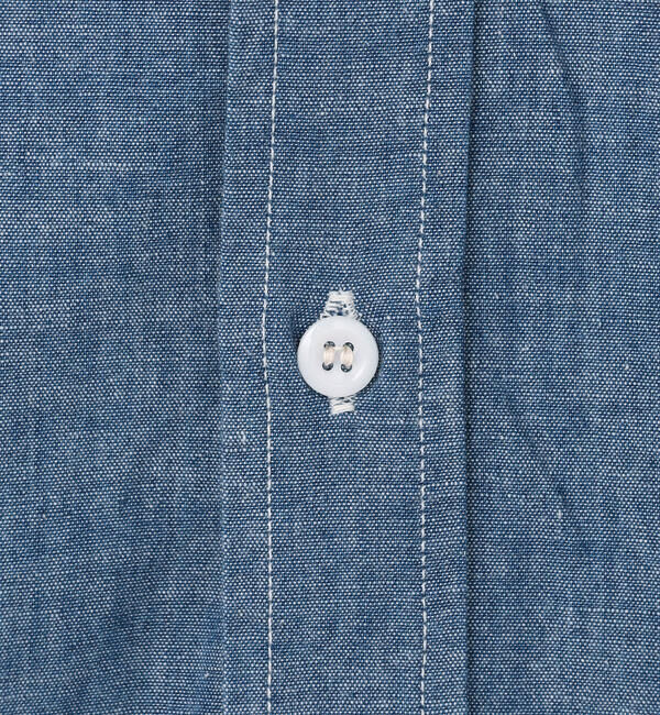  「orSlow | シャンブレー フラップポケットワークシャツ MEN」|シャツ・ブラウス|