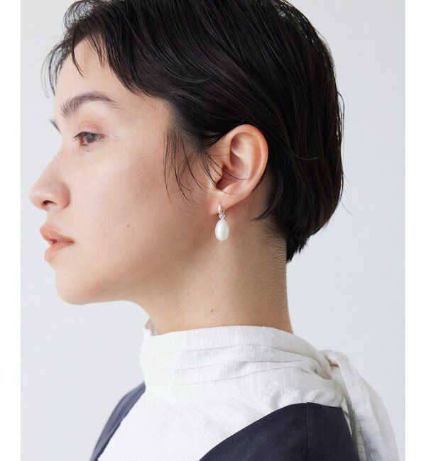THE PAUSE「《2WAY仕様》【THE PAUSE】パールドロップピアス」|ピアス|