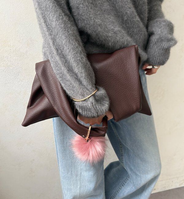  「【WEB限定】ポンポンチャーム付ショッパー」|トートバッグ|