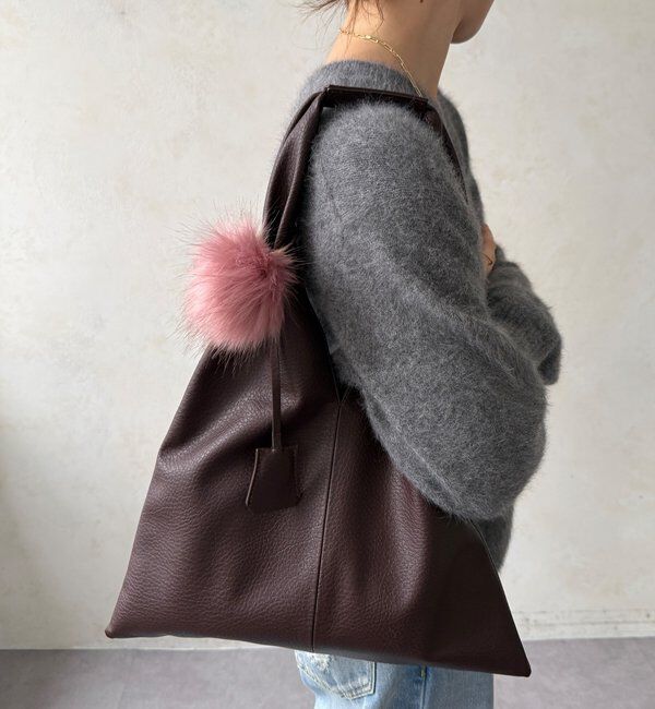  「【WEB限定】ポンポンチャーム付ショッパー」|トートバッグ|
