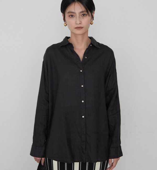  「《累計販売2万枚/名品アイテム》リネンバックタイシャツ」|シャツ・ブラウス|