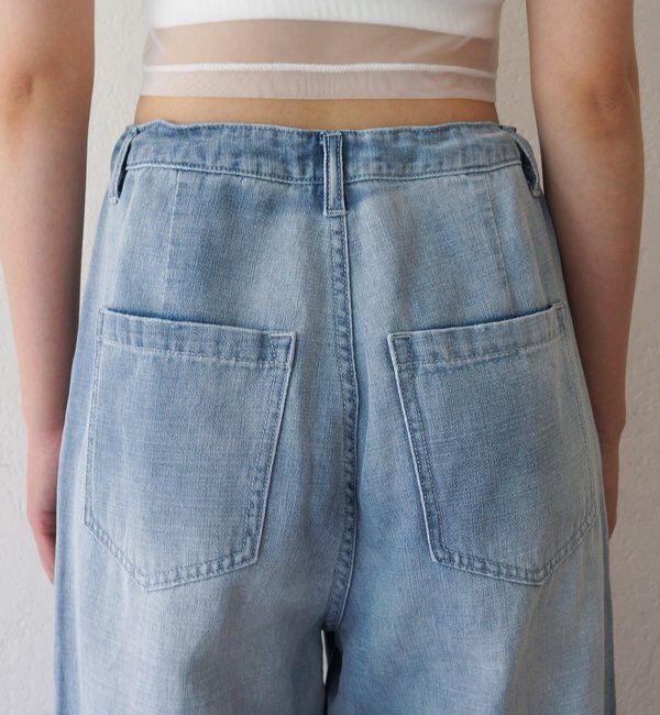  「ライトドロストデニムパンツ」|デニム|