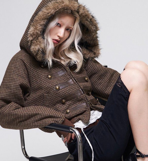  「【26AW LOOK掲載品番/WEB限定サイズあり】ナポレオンファーブルゾン」|ブルゾン・スタジャン|ブラウン