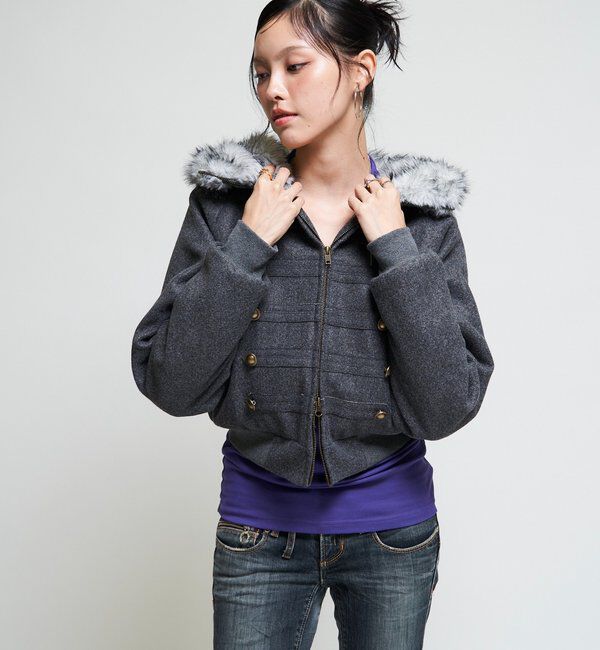  「【26AW LOOK掲載品番/WEB限定サイズあり】ナポレオンファーブルゾン」|ブルゾン・スタジャン|