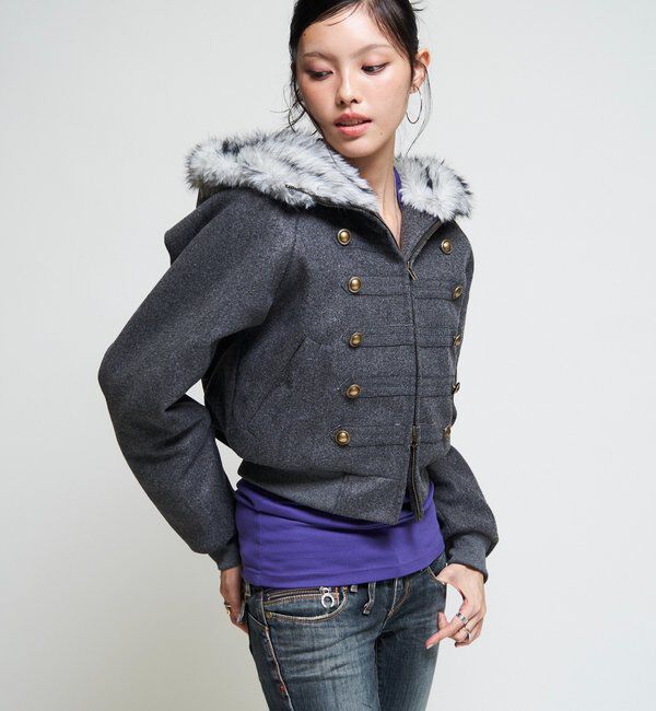  「【26AW LOOK掲載品番/WEB限定サイズあり】ナポレオンファーブルゾン」|ブルゾン・スタジャン|
