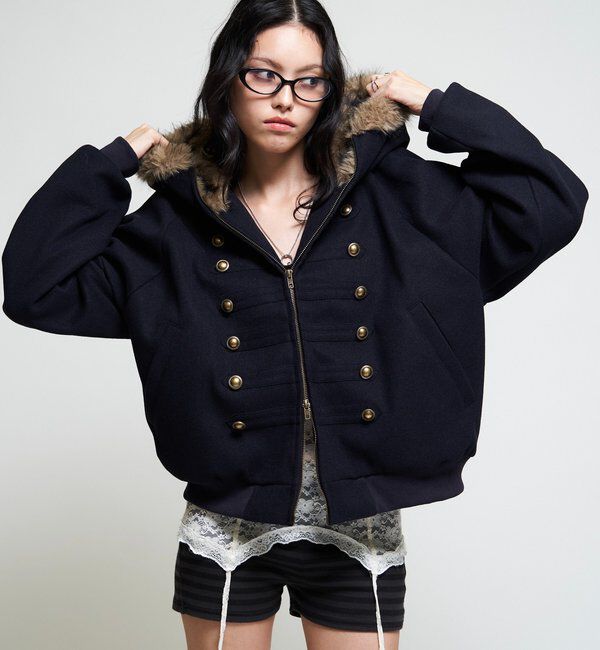  「【26AW LOOK掲載品番/WEB限定サイズあり】ナポレオンファーブルゾン」|ブルゾン・スタジャン|