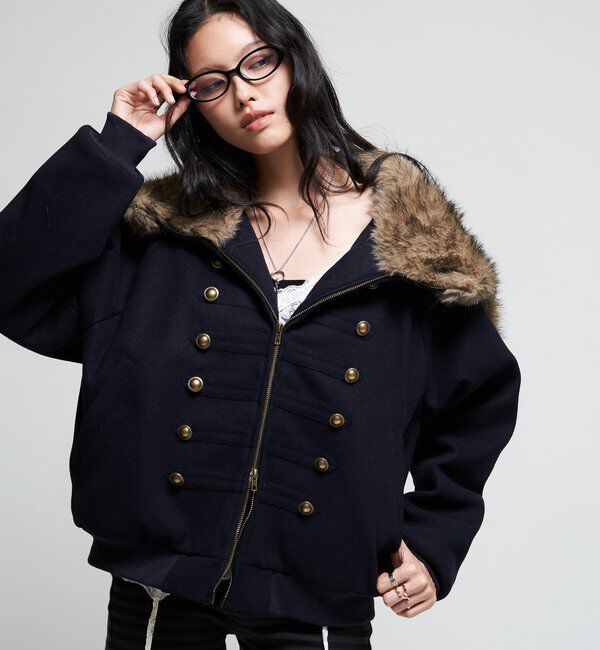  「【26AW LOOK掲載品番/WEB限定サイズあり】ナポレオンファーブルゾン」|ブルゾン・スタジャン|