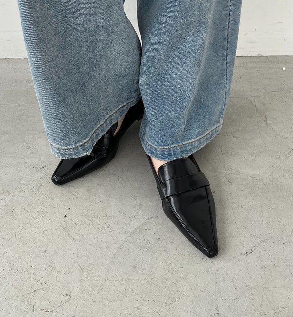  「【スエード生地が新登場】ポインテッドローファー」|その他|