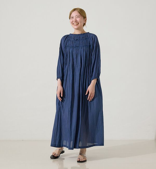 collex「インド綿2WAYギャザーコットンワンピース」|ワンピース|