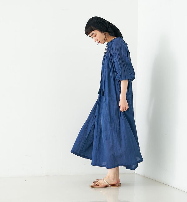 collex「インド綿2WAYギャザーコットンワンピース」|ワンピース|