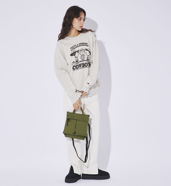 ABAHOUSE「【SML /エスエムエル 】2WAY HELMET BAG SS ショルダーバッ」|ショルダー・メッセンジャー|
