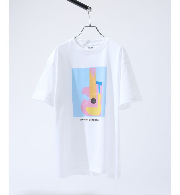 ABAHOUSE「【PABLO PICASSO】別注 インスパイアアート Tシャツ」|Tシャツ・カットソー|ホワイト系その他3