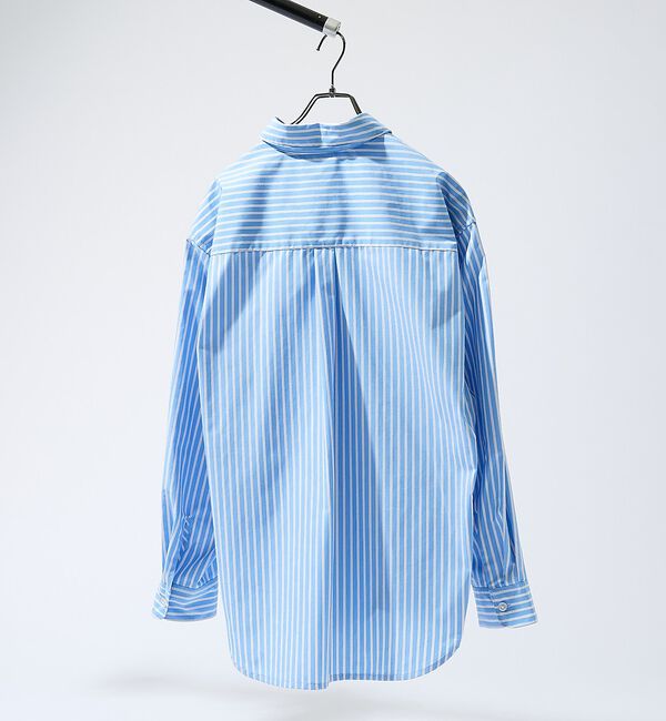 ABAHOUSE「【JAMES FABRIC】サイドガゼット レギュラーカラーシャツ / オーバー」|シャツ・ブラウス|