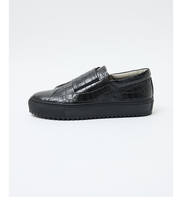 alfredoBANNISTER「【26A/W】ビッグストラップ クロコレザー スリッポン【予約】」|スニーカー|
