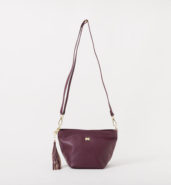 LOWELL things「SOEUR/レザー台形ショルダーBAG」|ショルダー・メッセンジャー|パープル
