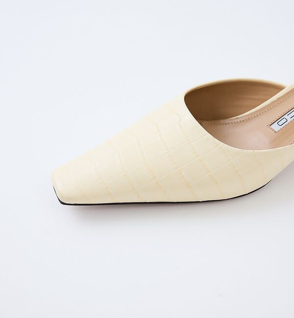 The Store by C' 「【PELLICO】DAMA ミュール COCCO STAMP／クロコ型押しミュー」|パンプス|