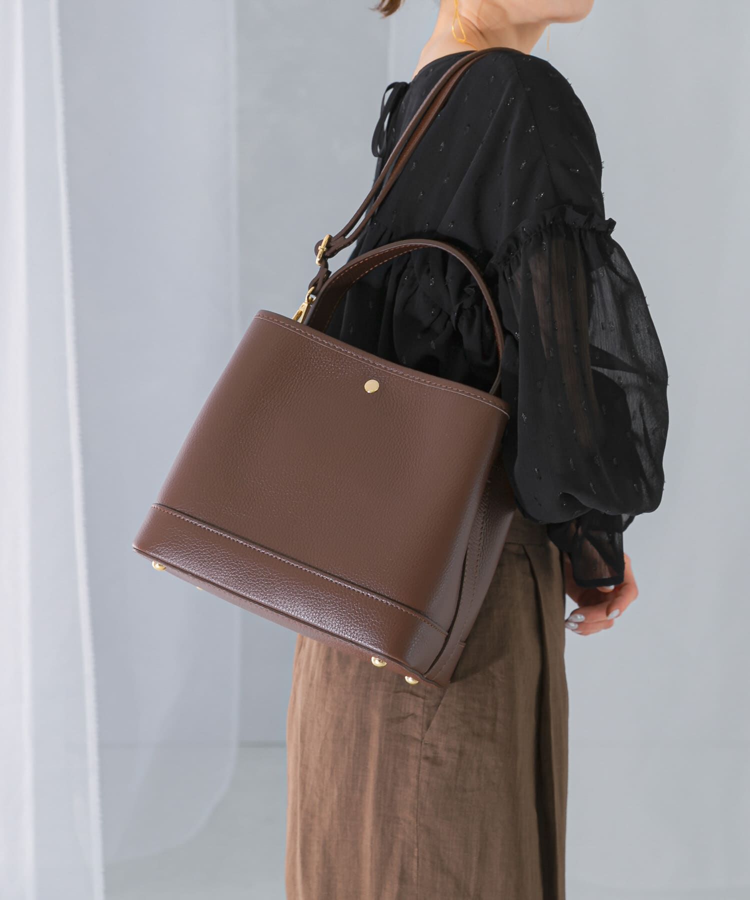 URBAN RESEARCH ROSSO「AULENTTI　スクエアBAG」|ハンドバッグ|