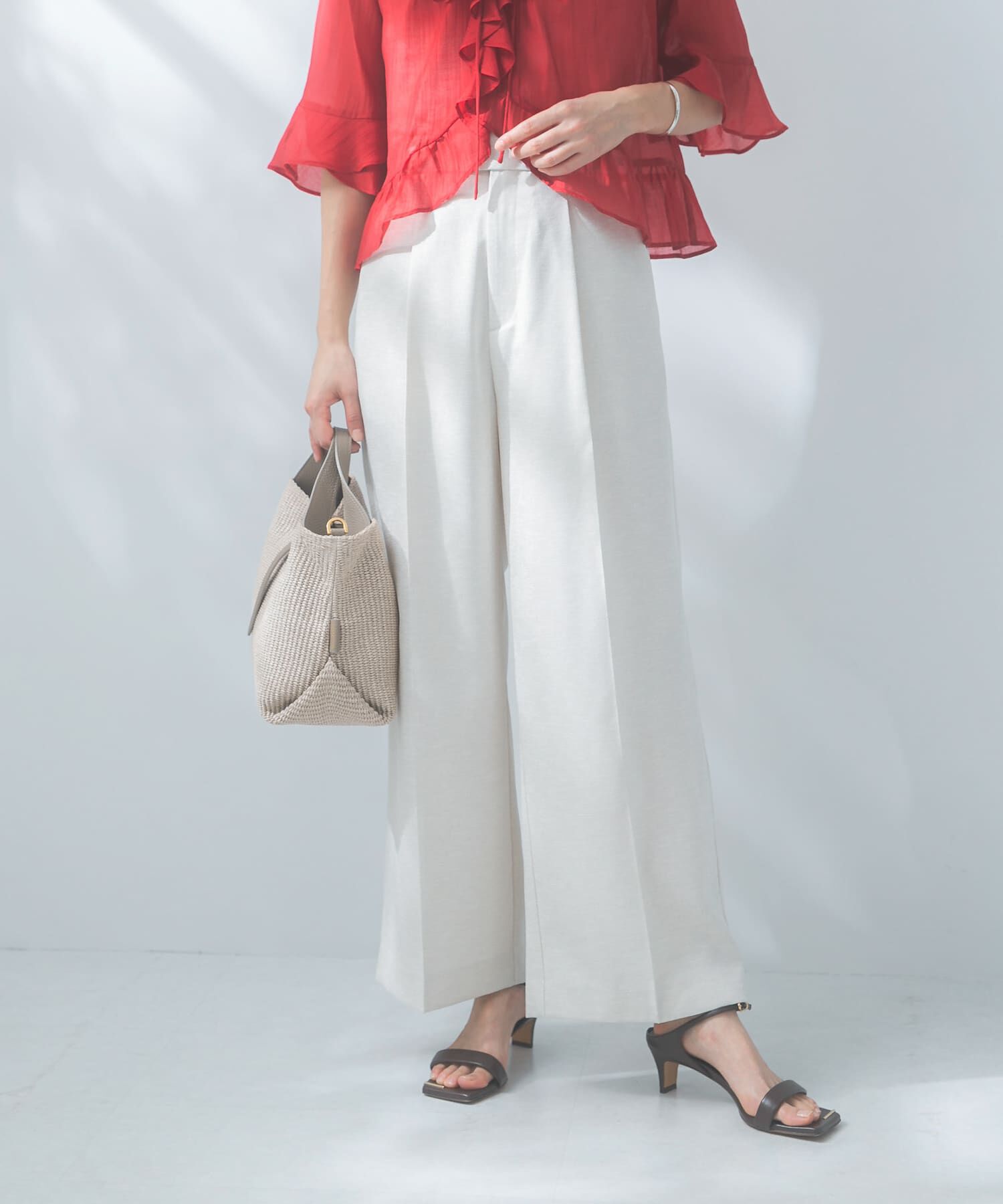 URBAN RESEARCH ROSSO「防シワ リネンライクイージースラックス」|その他|