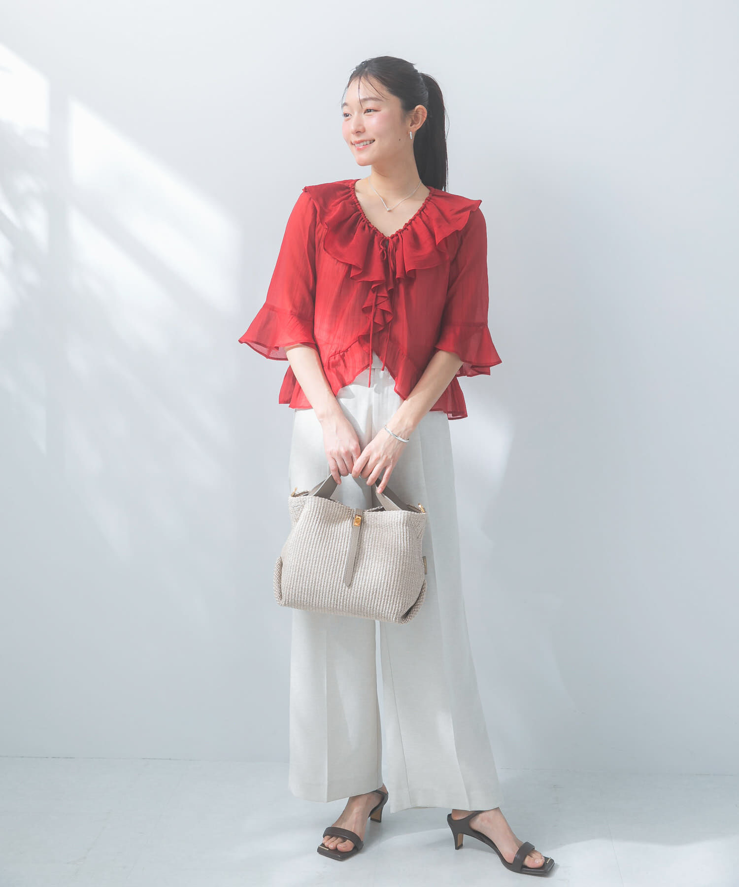 URBAN RESEARCH ROSSO「防シワ リネンライクイージースラックス」|その他|