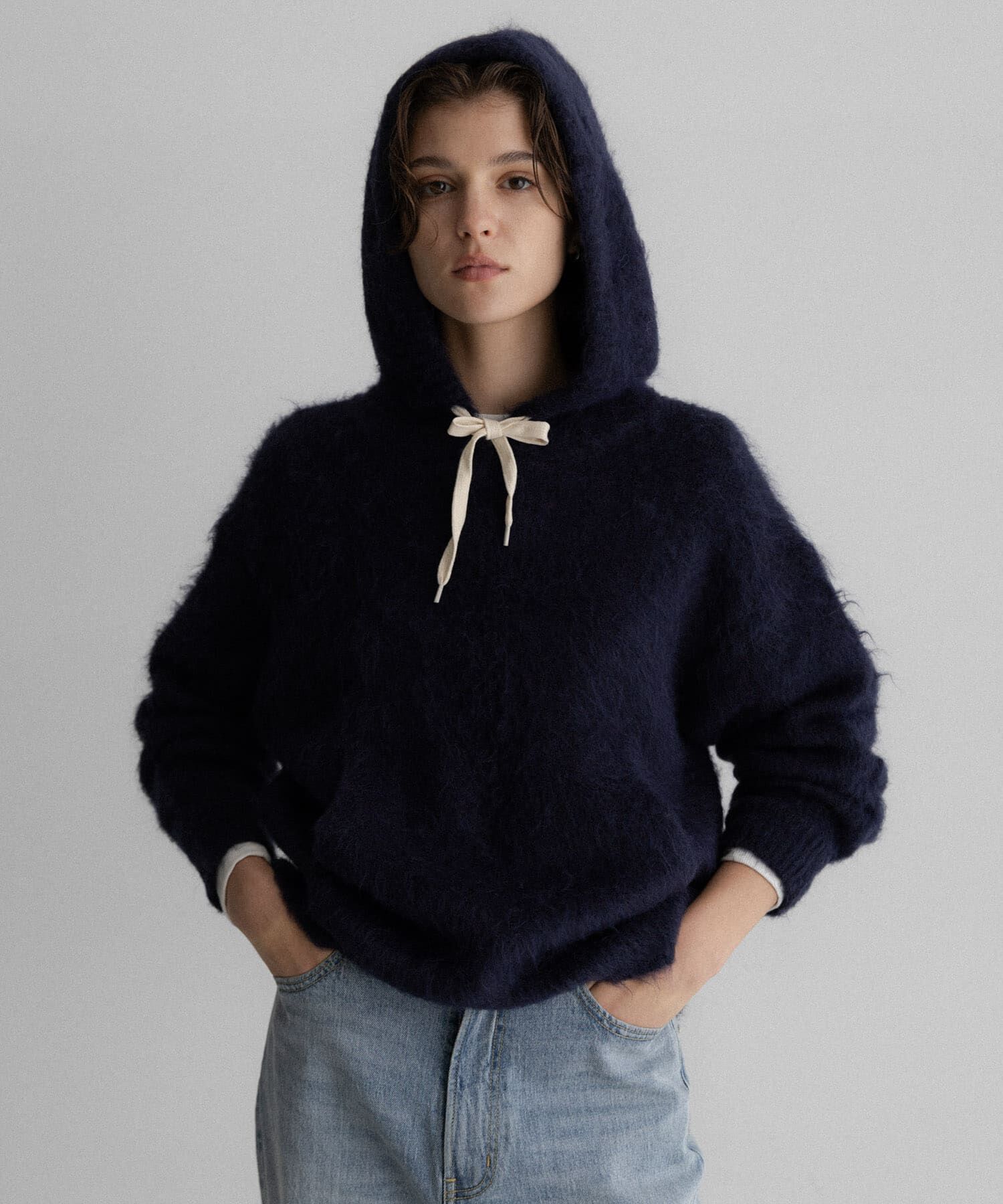 Sonny Label 「フーディシャギーニットプルオーバー」|ニット・セーター|