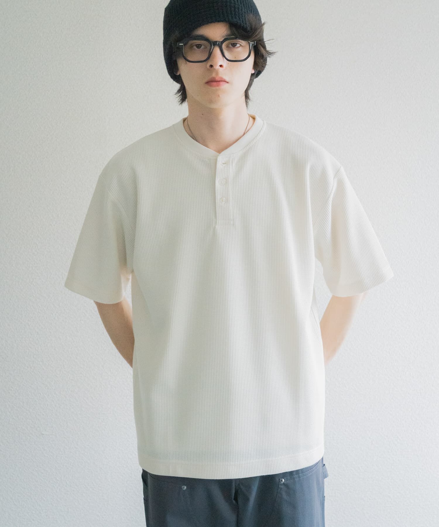 SENSE OF PLACE by URBAN RESEARCH「ヘンリーネックカノコプルオーバー」|Tシャツ・カットソー|