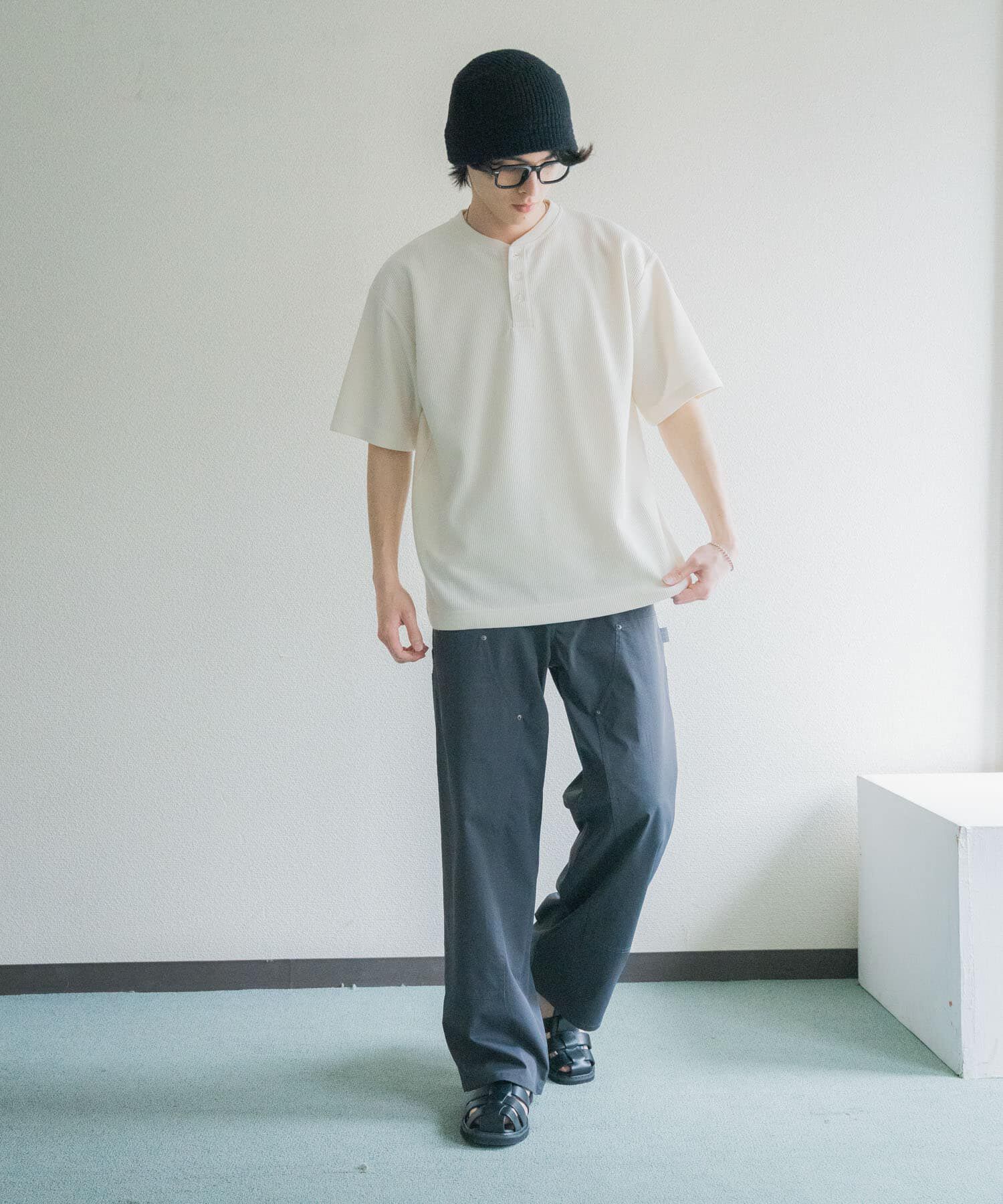 SENSE OF PLACE by URBAN RESEARCH「ヘンリーネックカノコプルオーバー」|Tシャツ・カットソー|