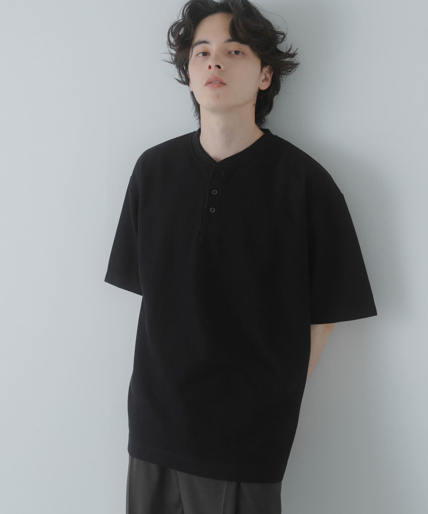 SENSE OF PLACE by URBAN RESEARCH「ヘンリーネックカノコプルオーバー」|Tシャツ・カットソー|