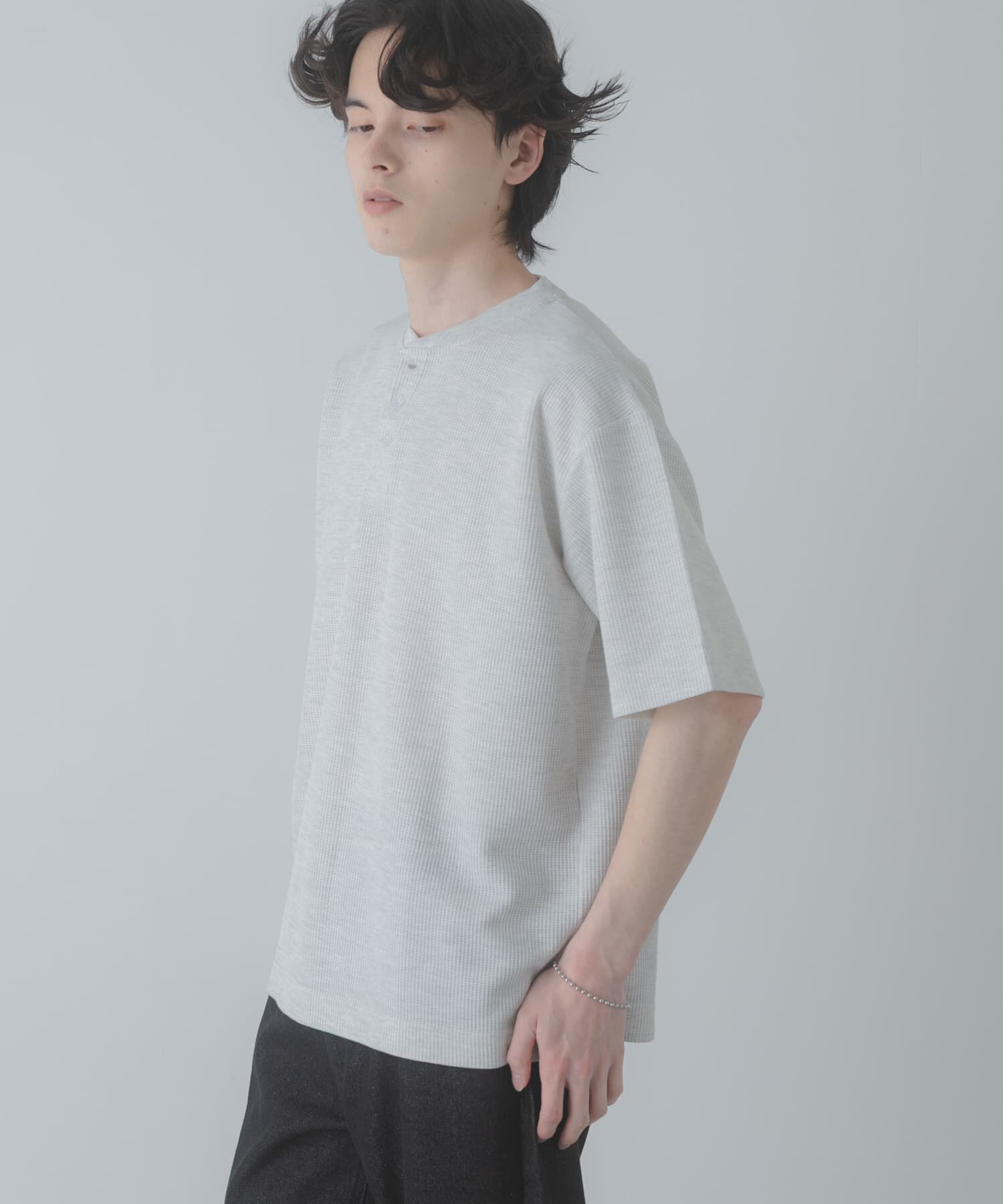 SENSE OF PLACE by URBAN RESEARCH「ヘンリーネックカノコプルオーバー」|Tシャツ・カットソー|