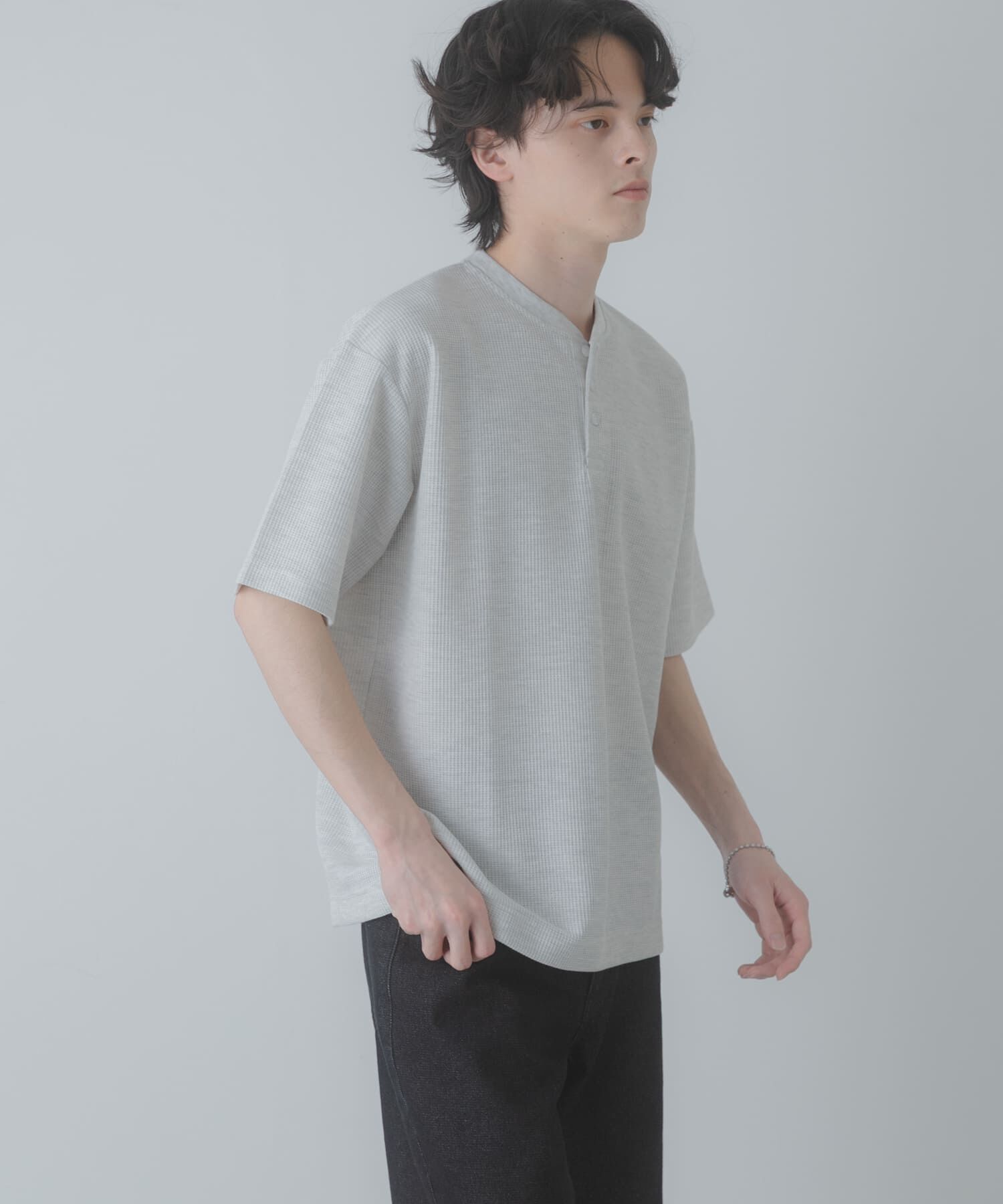 SENSE OF PLACE by URBAN RESEARCH「ヘンリーネックカノコプルオーバー」|Tシャツ・カットソー|