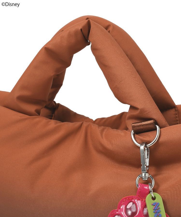 earth music&ecology「チャーム付きパファーバッグM/Zootopia」|ハンドバッグ|