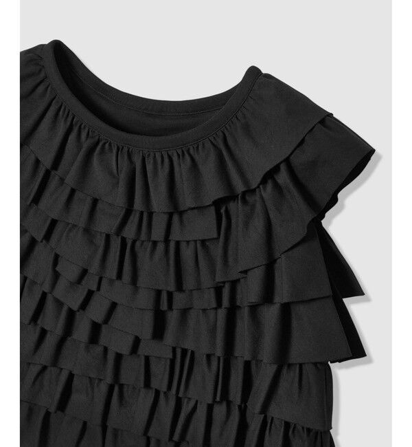 LOULOU WILLOUGHBY「【LOULOU WILLOUGHBY】フリルティアードプルオーバー」|Tシャツ・カットソー|