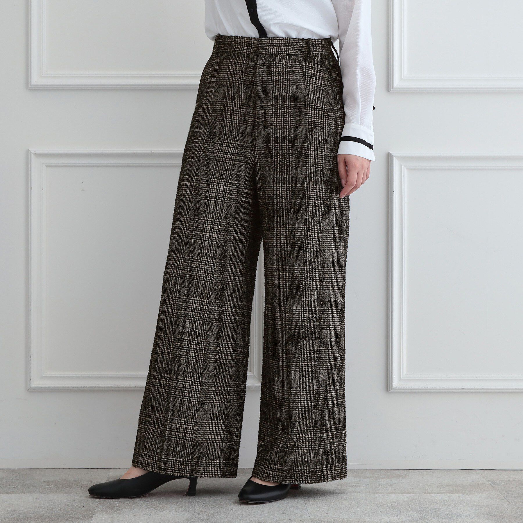DRESSTERIOR「【セットアップ可能】ループグレンチェックワイドパンツ」|その他|