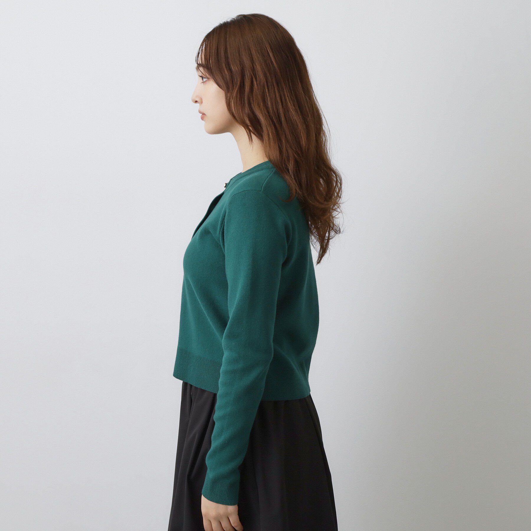 DRESSTERIOR「ウォッシャブルコットンカシミヤ混カーディガン」|カーディガン|
