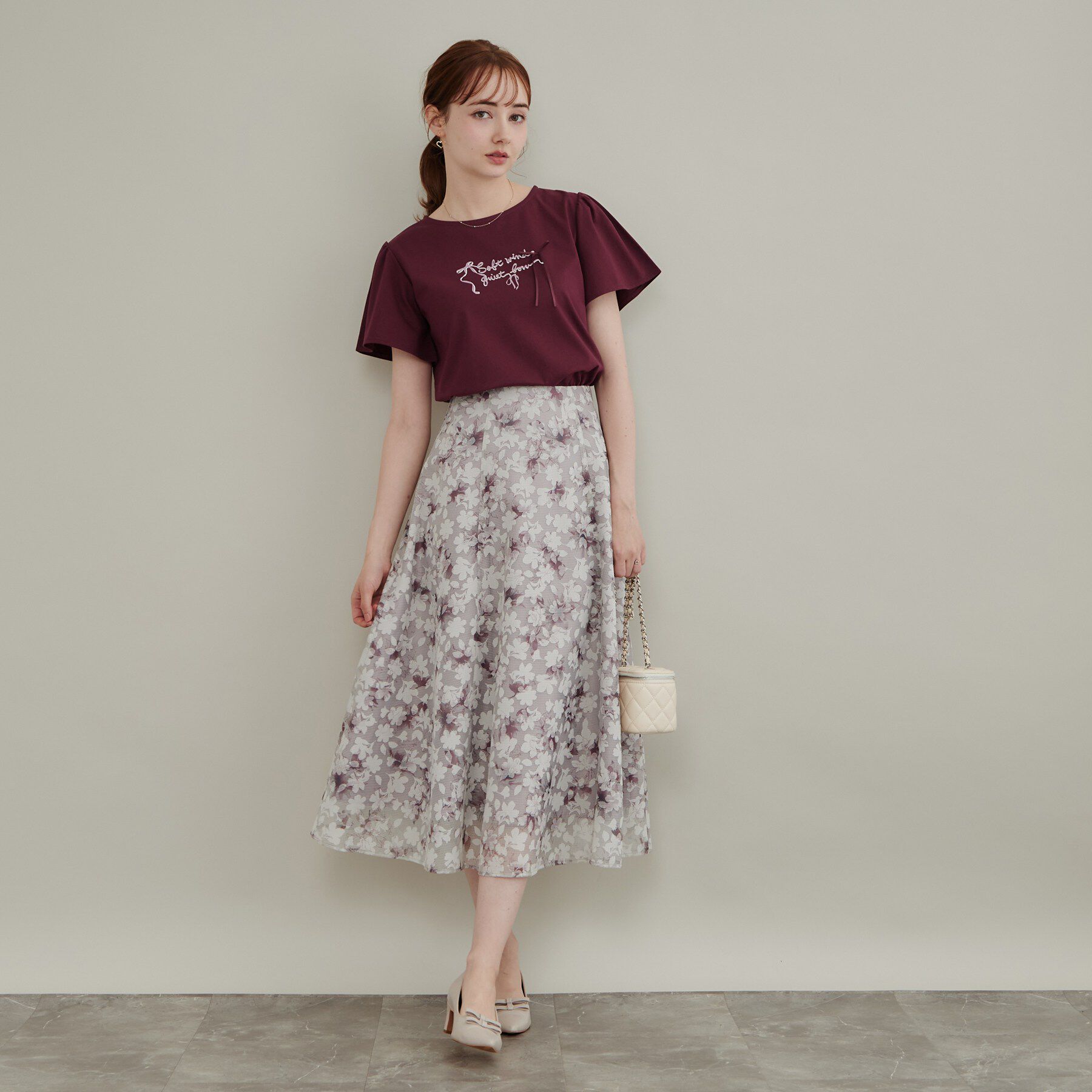Couture broach「リボンロゴTシャツ」|Tシャツ・カットソー|