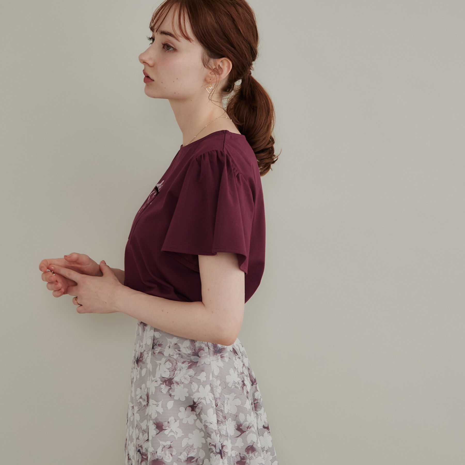 Couture broach「リボンロゴTシャツ」|Tシャツ・カットソー|