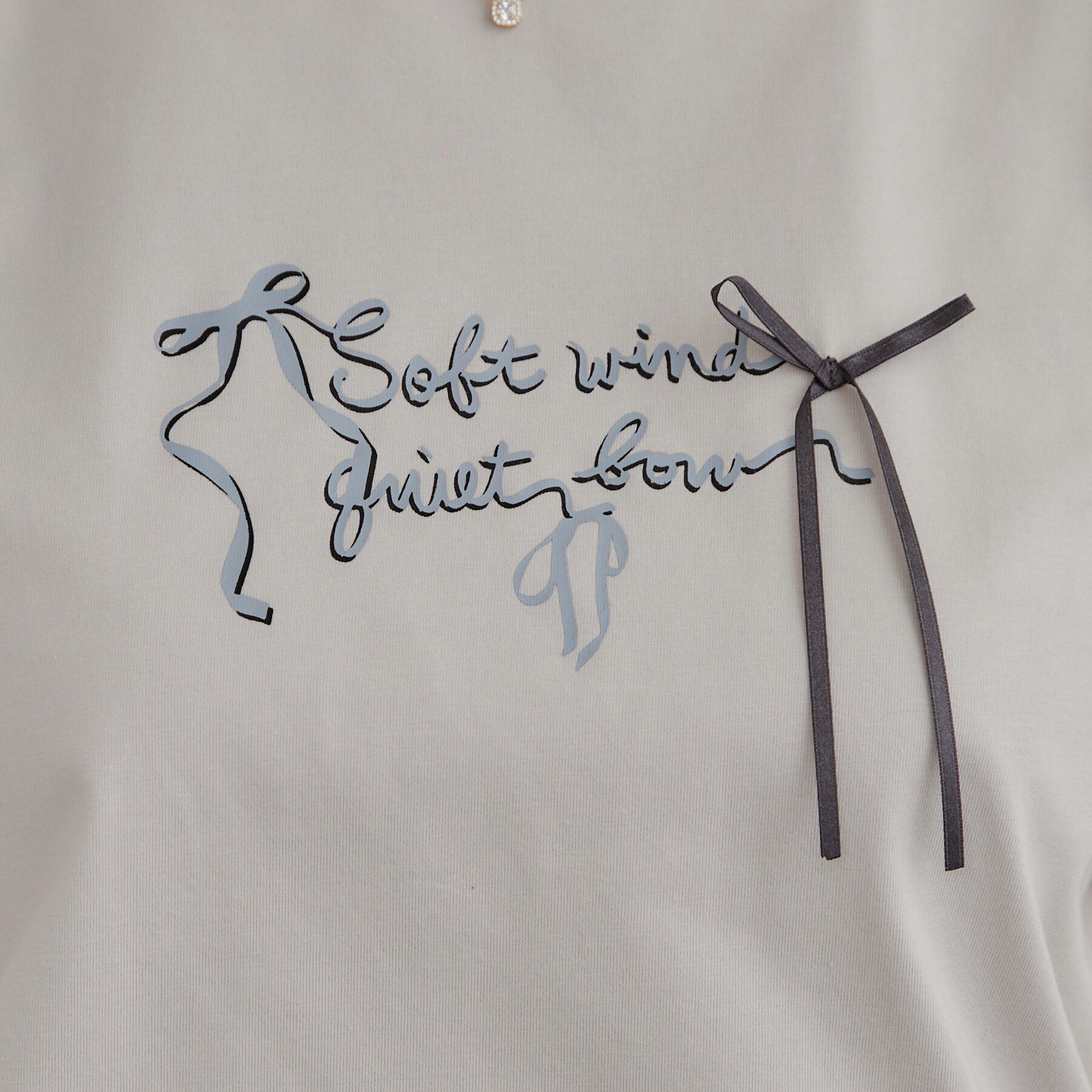 Couture broach「リボンロゴTシャツ」|Tシャツ・カットソー|