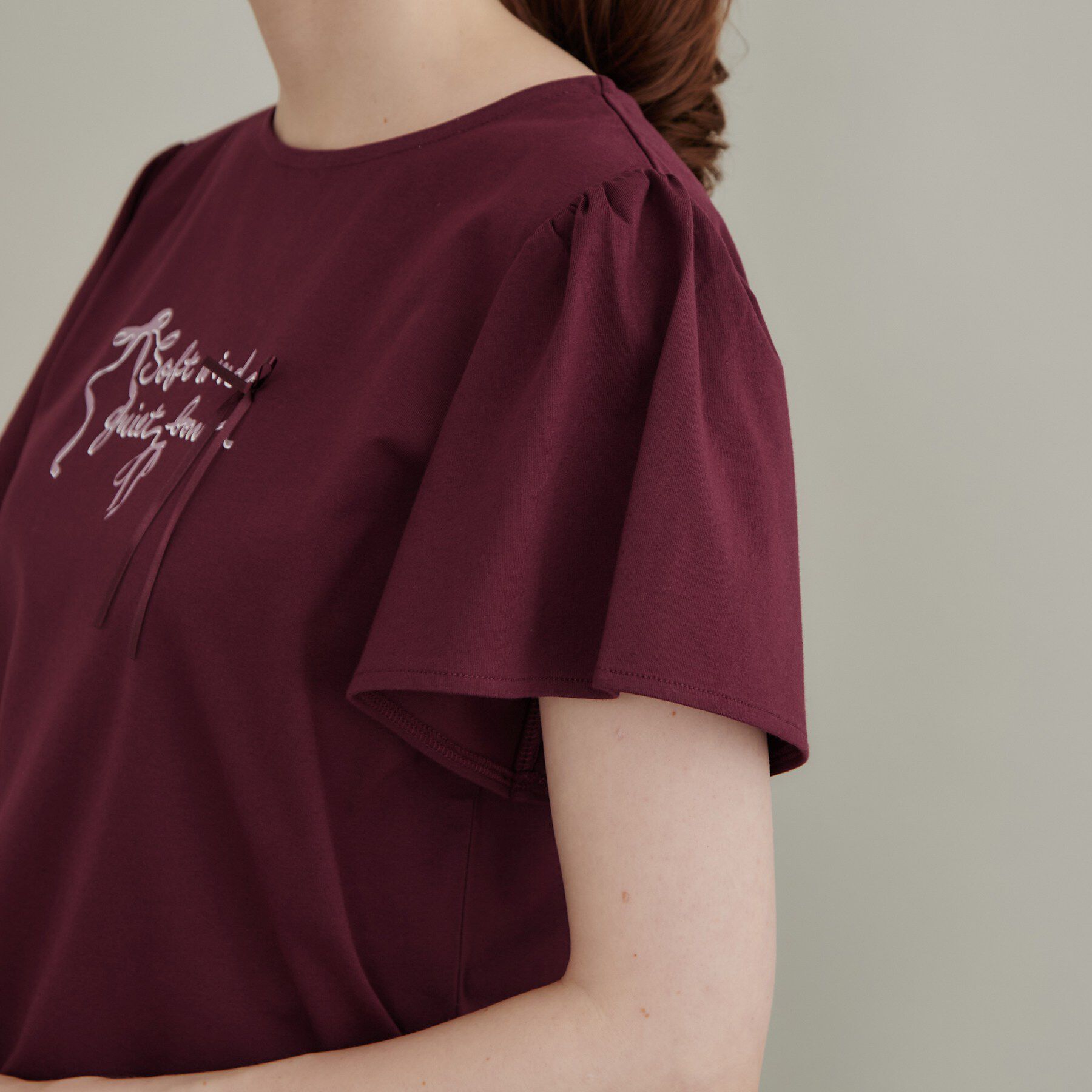 Couture broach「リボンロゴTシャツ」|Tシャツ・カットソー|