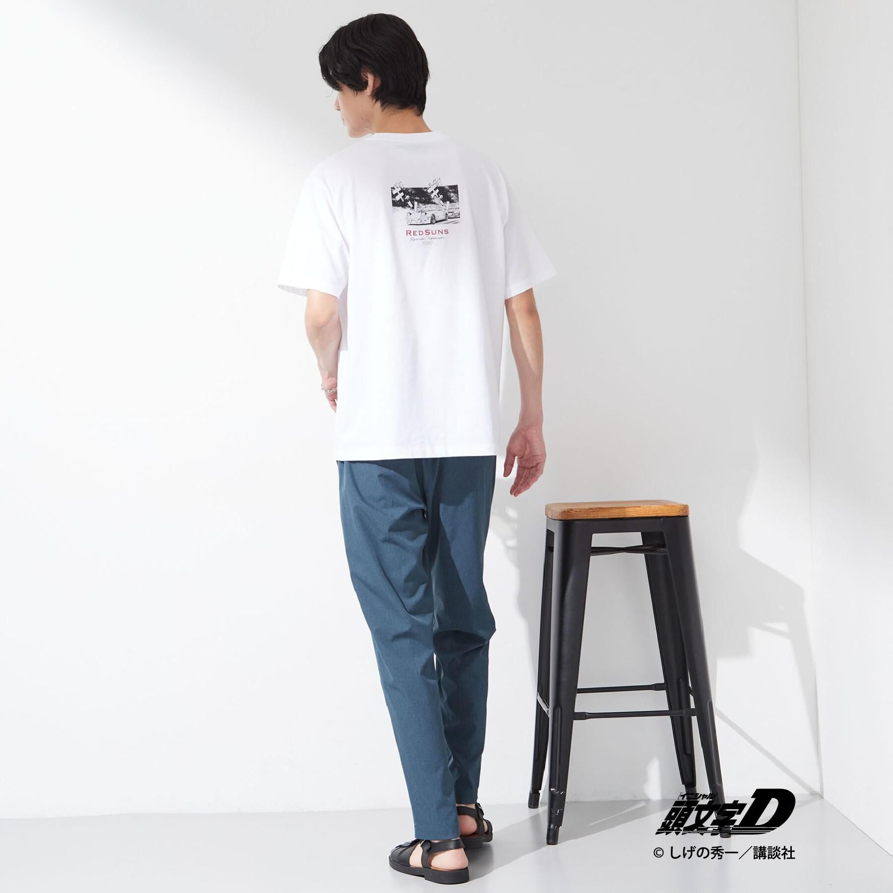 THE SHOP TK「頭文字D 別注 『タカハシ』 グラフィック半袖Tシャツ ステッカー＆チャーム付き」|Tシャツ・カットソー|