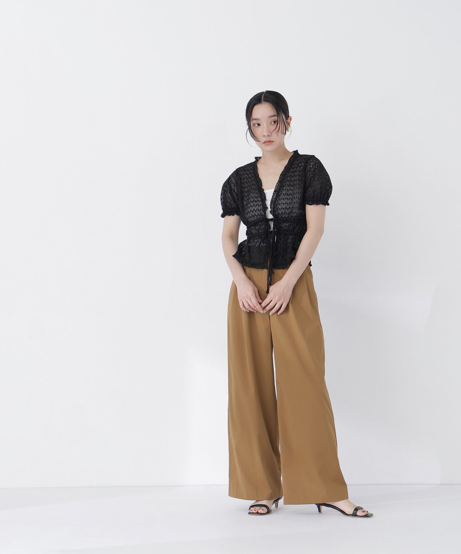  「ツータックワイドパンツ」|その他|