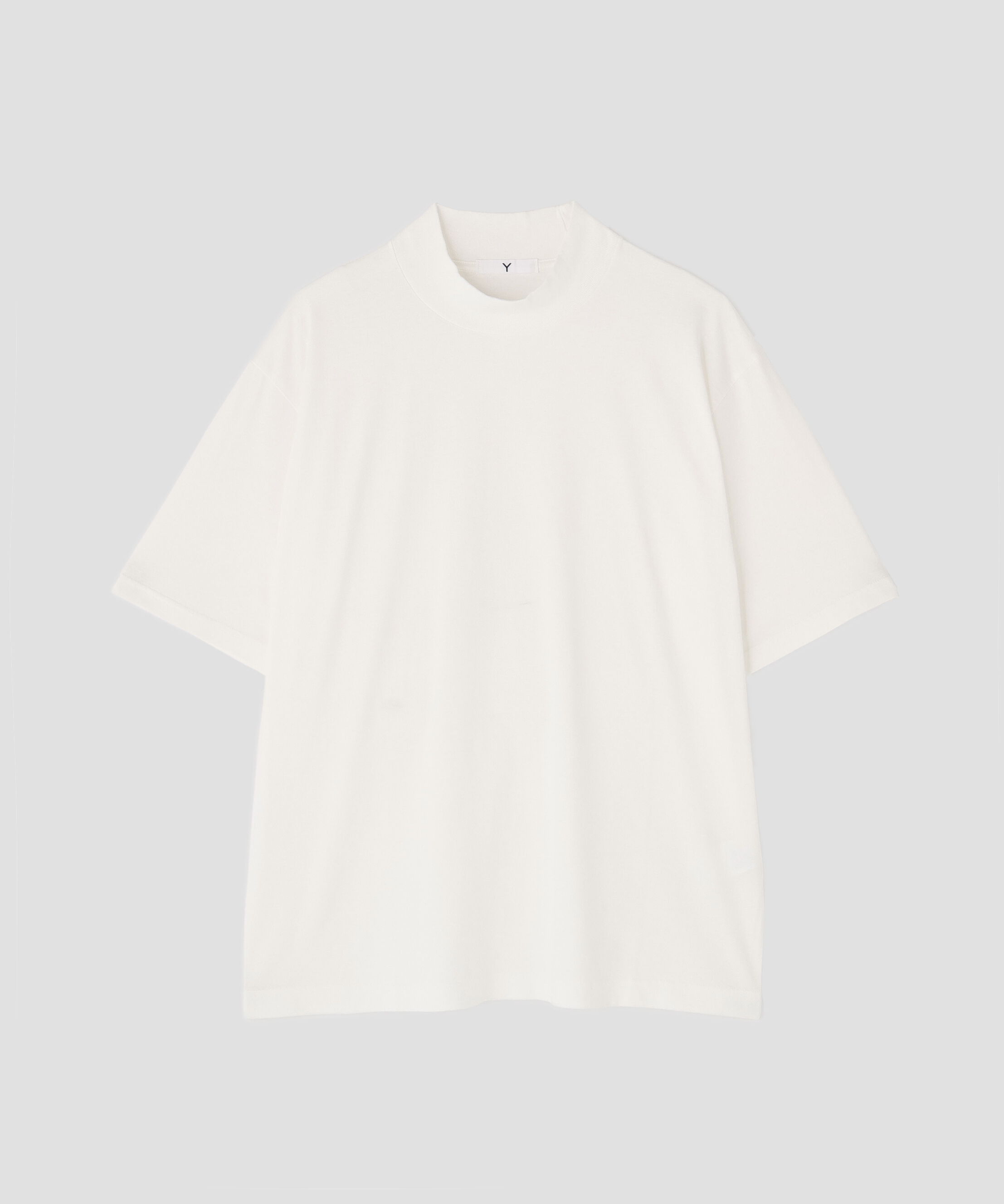 YLEVE 「Ｙ / ORGANIC COTTON JERSEY MOCK NECK SHORT SLEEVE T-SHIRT」|Tシャツ・カットソー|ホワイト