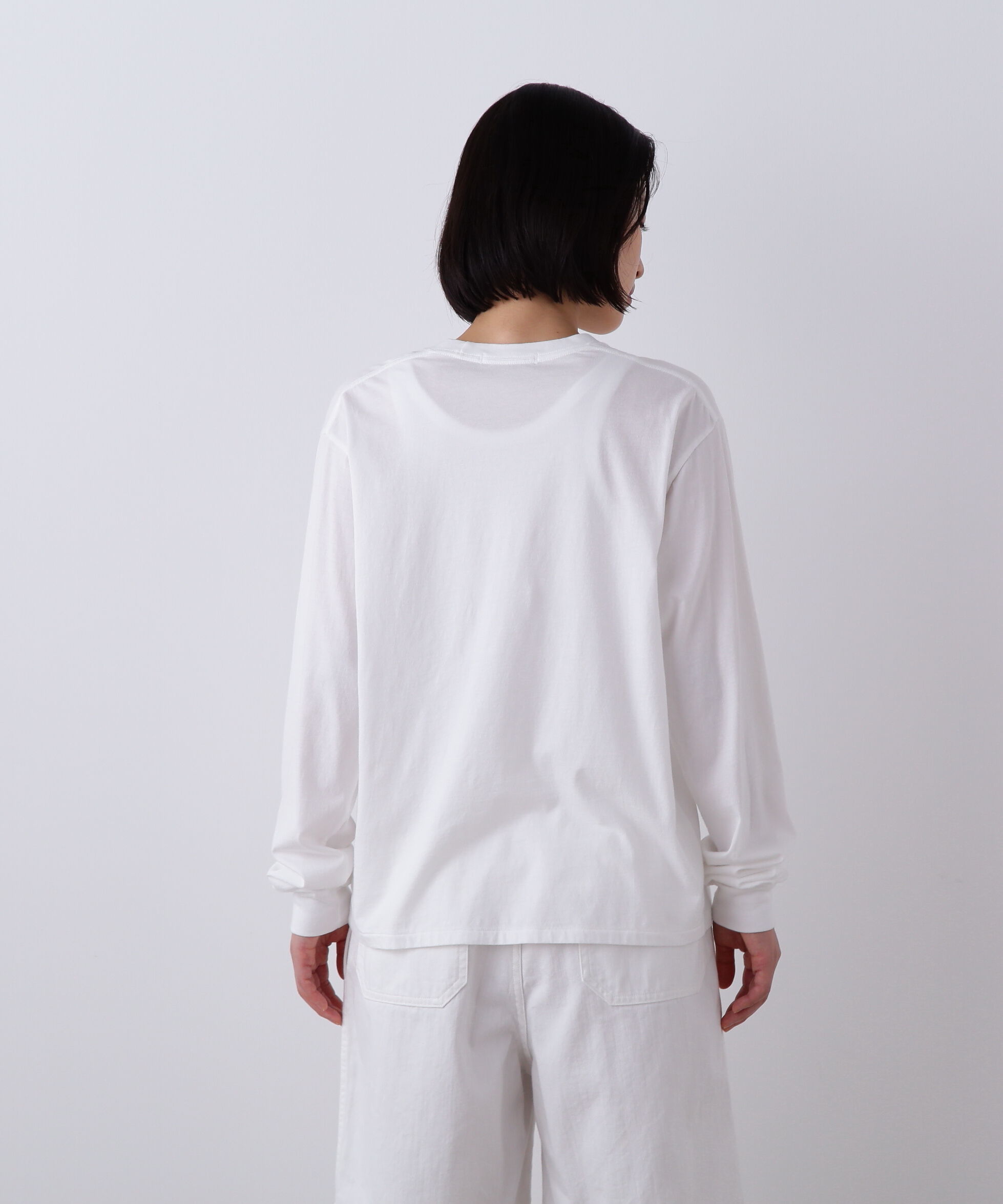 YLEVE 「Ｙ / SOFT ORGANIC COTTON JERSEY LONG SLEEVE T-SHIRT」|Tシャツ・カットソー|