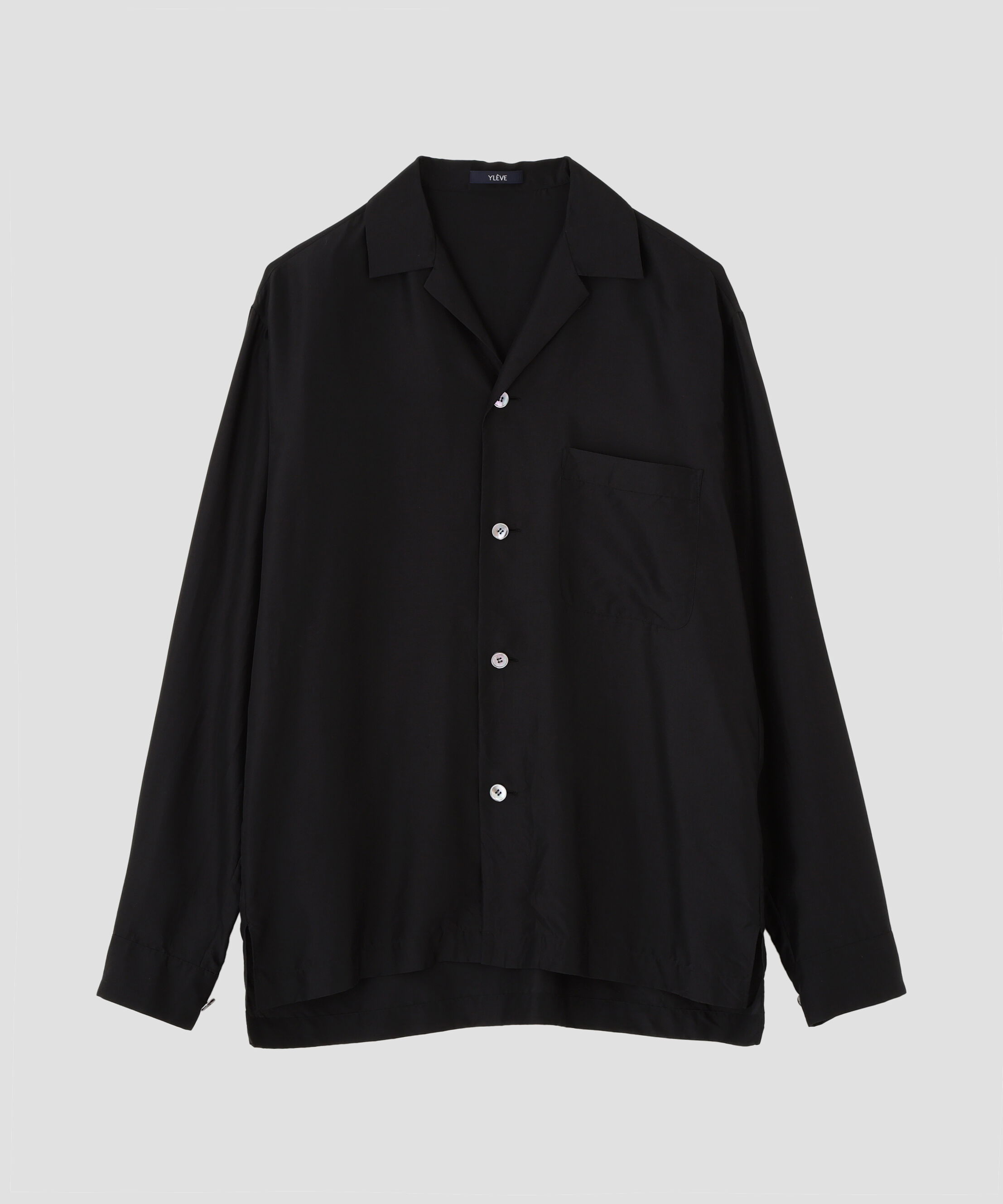 YLEVE 「YLEVE / SILK HABUTAE PAJAMA SHIRT」|シャツ・ブラウス|