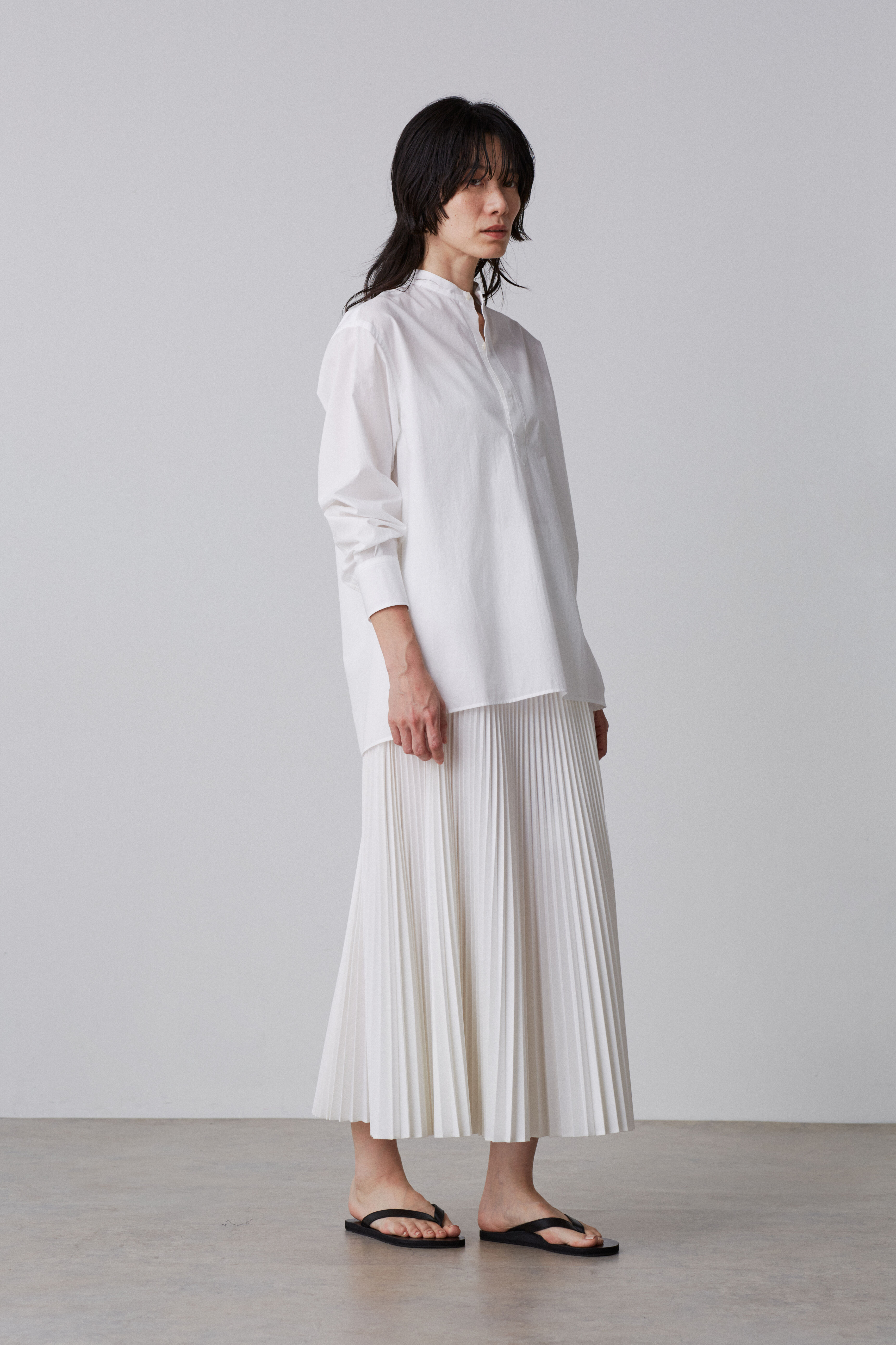 YLEVE 「YLEVE / BOURRIENNE  T/C TWILL SKIRT」|スカート|