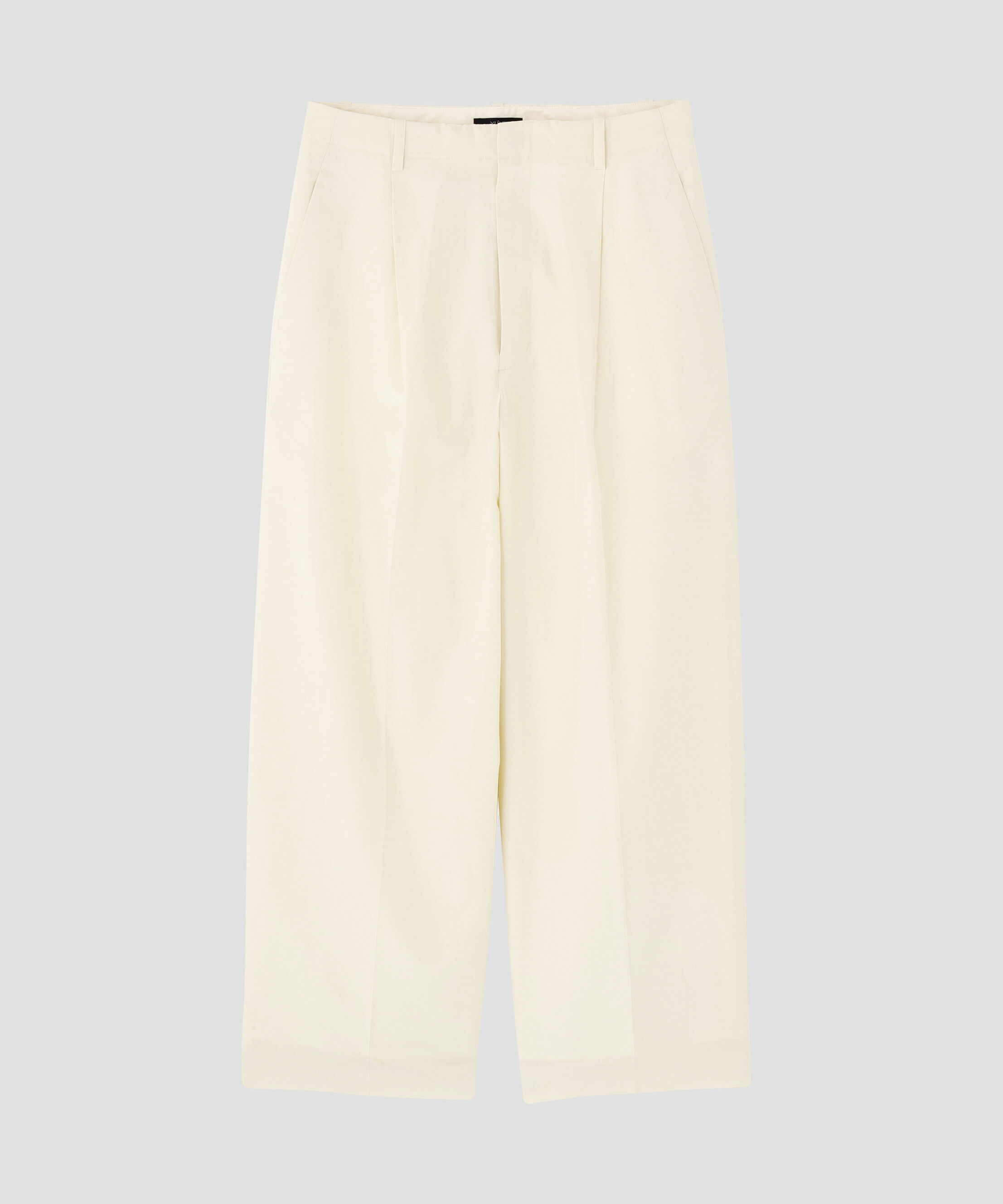 YLEVE 「YLEVE / SILK COTTON CLOTH BIO SUEDE TROUSERS」|その他|ホワイト
