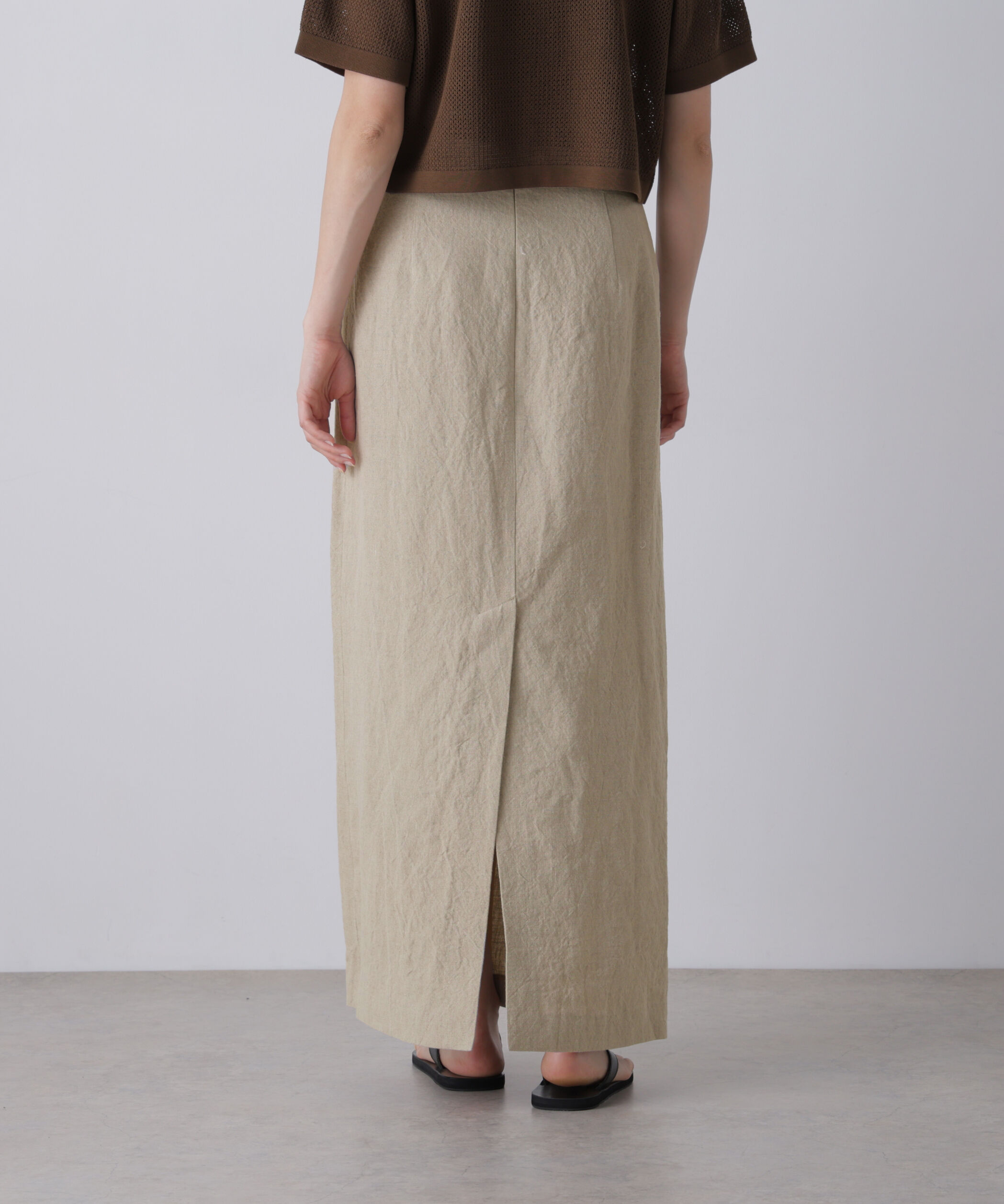 YLEVE 「YLEVE / LINEN CANVAS SKIRT」|スカート|
