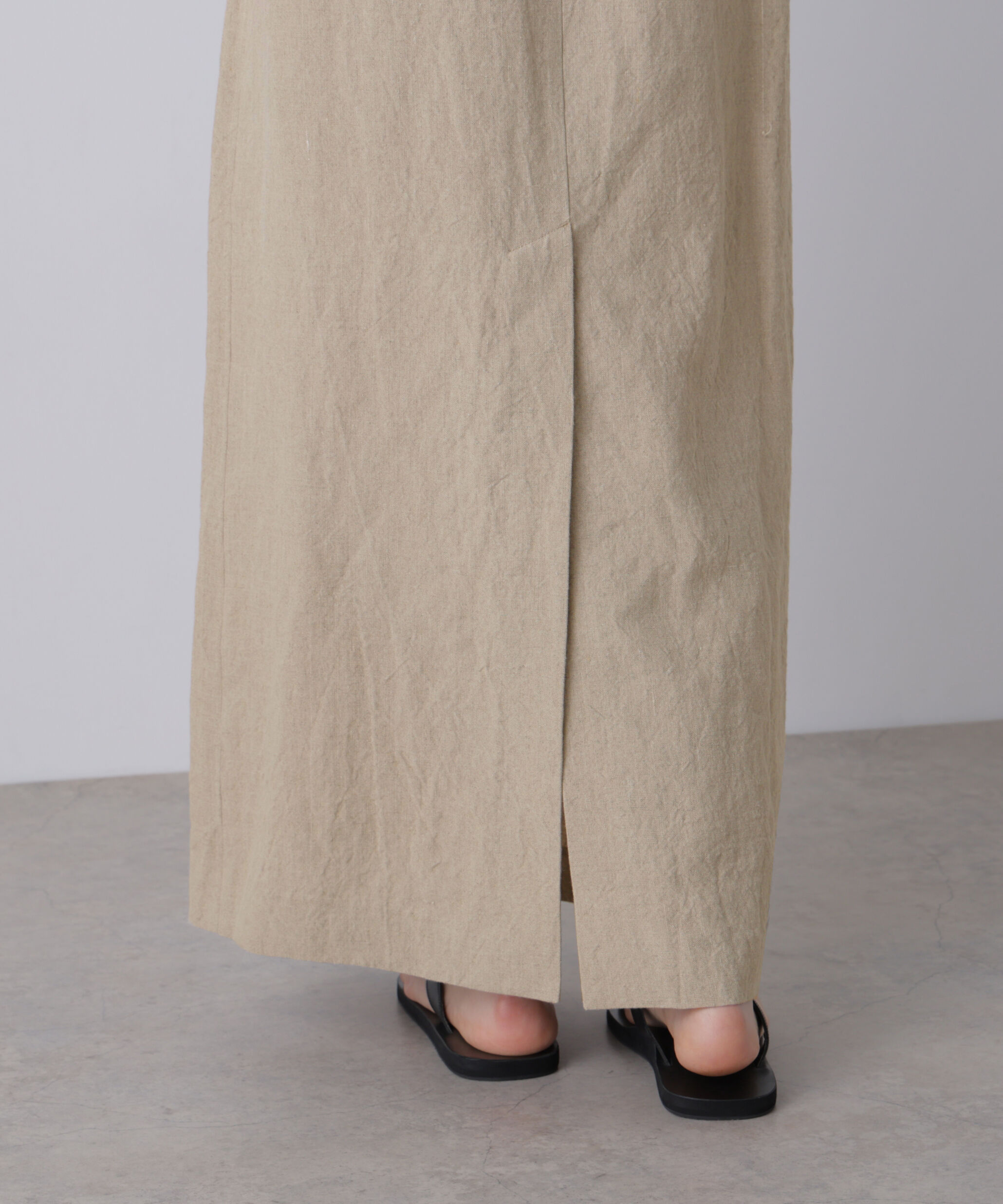 YLEVE 「YLEVE / LINEN CANVAS SKIRT」|スカート|