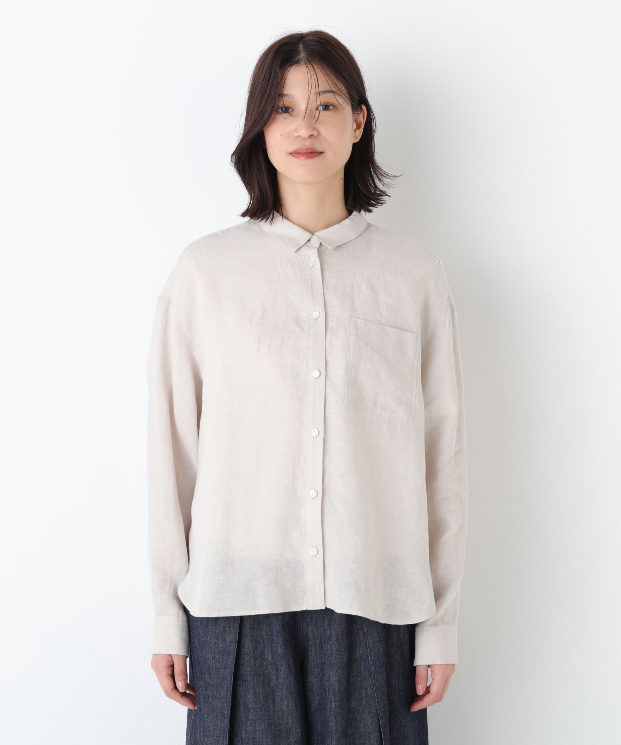  「◆《名品 / リネン100% / 洗える》 ハードマンリネンシャツ」|シャツ・ブラウス|